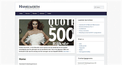 Desktop Screenshot of hamelwerth.nl